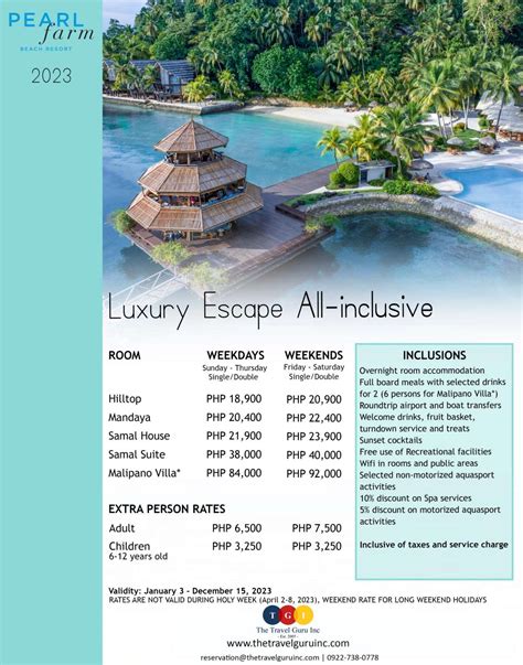 pearl farm davao|pearl farm day tour rates.